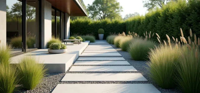 10 idées tendance pour réussir l&rsquo;aménagement de votre jardin contemporain moderne